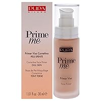 PUPA Milano Prime Me Corrective Face Primer - Pre Make-Up Face Base - For Dull-Looking And Lifeless Skin - Evens Out The Skin Tone, Giving It A Glowing And Fresh Appearance - 005 Peach - 1 Oz