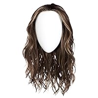 Raquel Welch Selfie Mode Wig with Long Wavy Layers, Memory Cap lll and Lace Front, Average Cap Size, RL4/10SS Iced Java