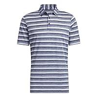 Men's Two Color Stripe Golf Polo Shirt