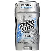 Speed Stick Antiperspirant & Deodorant Solid, Unscented, 3 oz