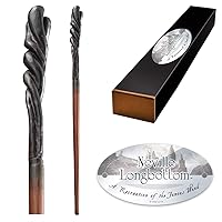 The Noble Collection - Neville Longbottom Character Wand - 13in (34cm) Wizarding World Wand with Name Tag - Harry Potter Film Set Movie Props Wands
