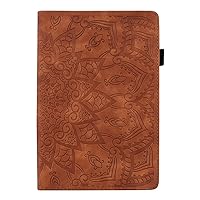 Kindle Paperwhite 2021 Embossed Leather Wallet Tablet Case Signature Edition and Ereader Stand Cover for Kindle Paperwhite 6.8Inchcase 11Th Generation,Brown,Flower