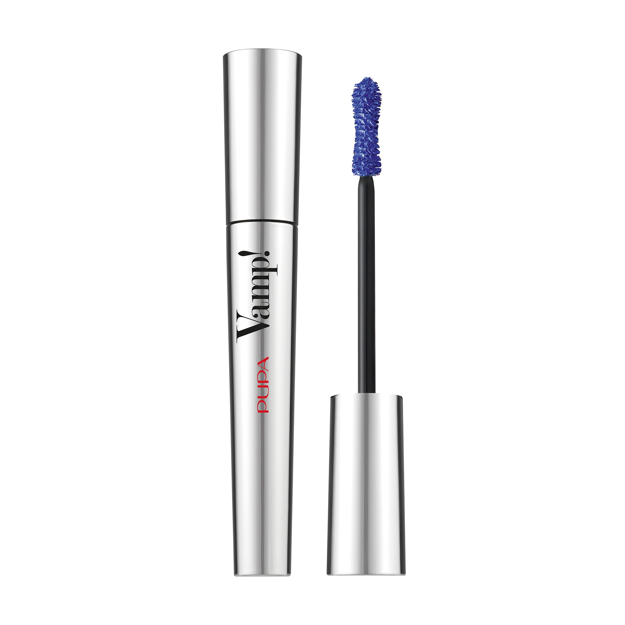 PUPA Milano Vamp! Mascara - For Voluminous And Dramatic Eyelashes - Max Lengthening And Defining Formula Adds Impact - Boost Your Eye Allure With Long, Thick Lashes - 301 Electric Blue - 0.32 Oz