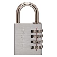 Master Lock 643DWD Set Your Own Word Combination Lock 1-9/16 in. Wide Silver