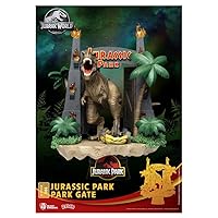 Beast Kingdom Jurassic Park: Park Gate DS-088 D-Stage Statue, Multicolor, 6 inches