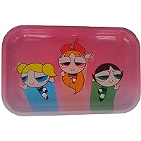 Metal Rolling Tray Power Pink Large 10 Inch - Task Tray Organize
