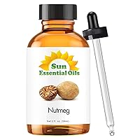 Sun Essential Oils 2oz - Nutmeg Essential Oil - 2 Fluid Ounces