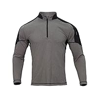 EMERSONGEAR Blue Label Hunter Long Sleeve Polo,Quick Dry Moisture Wicking Sweatshirt for Men Daily Wear