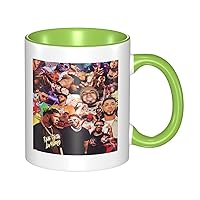 Anuel Rapper Aa Singer Collage Mug Ceramic Coffee Cups Tea Cup 12oz With Handle For Office Home Gift Tea Hot