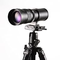 420-800mm f/8.3-16 Tele Zoom Lens Telephoto Zoom Lens Vario Lens for Canon EOS 1300D,200D,2000D,77D,G7 X Mark II,80D, 1200D, 1100D, 750D, 5D Mark III, IV DSLR Camera