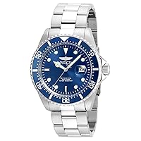 Invicta Men's Pro Diver Quartz Diving Watch with Stainless-Steel Strap, Blue, Grey, 22 (Model: 22019, 25715)