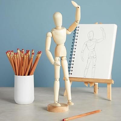 Mua Le Juvo 3 Pack Posable Art Figure Model, Flexible Wooden Drawing  Mannequin for Artists, Sketching (13 in) trên  Mỹ chính hãng 2024
