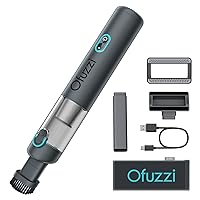 H8 Apex Car Vacuum Cleaner, Portable Handheld Vacuum with 12000Pa High Power, Ultra-Lightweight 1.2lbs, USB-C Fast Charging, Mini Car Vacuum for Car, Home, Pet Hair, Office(Gray)