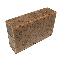 WFG WATERFALL GLEN SOAP COMPANY, LLC, Costa Rican Adventure bath soap, bergamot with a coffee scrub body soap, natural, vegan soap, enriched with cocoa butter