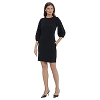 Maggy London Women's 3/4 Mini Puff Sleeve Dress Event Occasion
