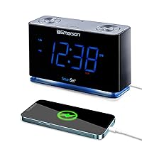 Emerson Smartset Radio Alarm Clock, 1.4