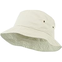 Unisex Washed Cotton Bucket Hat Summer Outdoor Cap