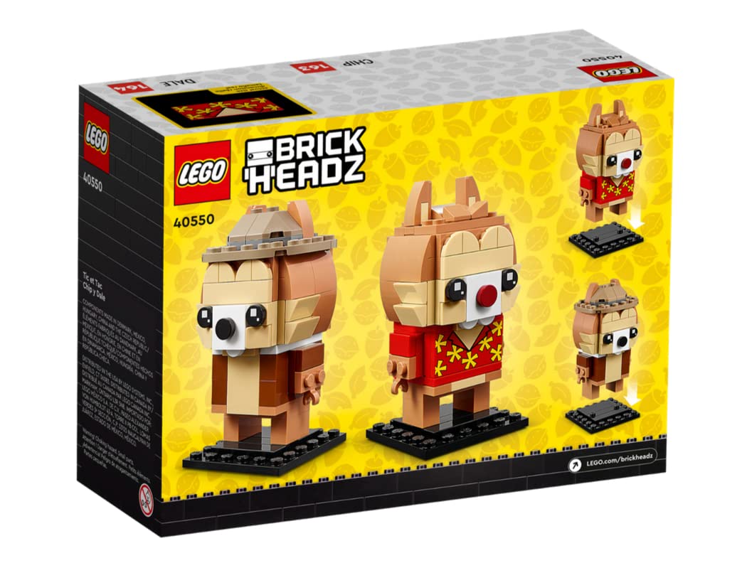 LEGO BrickHeadz Chip and Dale, Building Toy Set for Kids, Boys and Girls, Ages 10+ (226 Pieces)