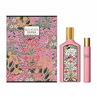 Gucci Flora Gorgeous Gardenia Gift Set for Women Eau de Parfum Spray 3.3 Ounce + Travel spray EDP 0.33 Oz