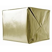 CleverDelights Metallic Gold Wrapping Paper - 30