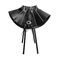 YiZYiF Mens Faux Leather Body Chest Harness Belt Shoulder Armors Masquerade Cosplay Lingerie Party Costume Accessory