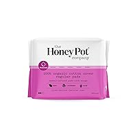 Herbal Regular Flow Pads w/Wings - Organic Pads for Women - Infused w/Essential Oils for Cooling Effect - Feminine Care - 20ct
