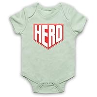 Unisex-Babys' Hero Hipster Baby Grow