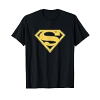 Superman Gold & Black Shield T-Shirt