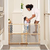 Toddleroo by North States Diamond Mesh Wooden Baby Gate: 26.5