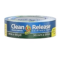 Duck Brand Clean Release Painter's Tape, 1.41 in. x 60 yd., Blue, Single Roll (240194)