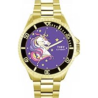 Magical Unicorn Mens Wrist Watch 42mm Case Custom Design