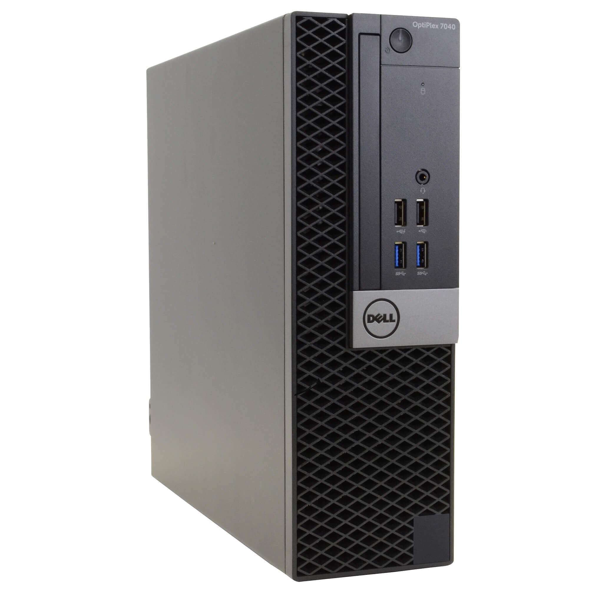 Dell 7040 Desktop Computer PC, i5-6500, 16GB RAM, 512GB SSD, Windows 10 Pro, New 23.6 Monitor, RGB Keyboard & Mouse, RGB Speakers, New 1080p Webcam, New 16GB Flash Drive, WiFi (Renewed)