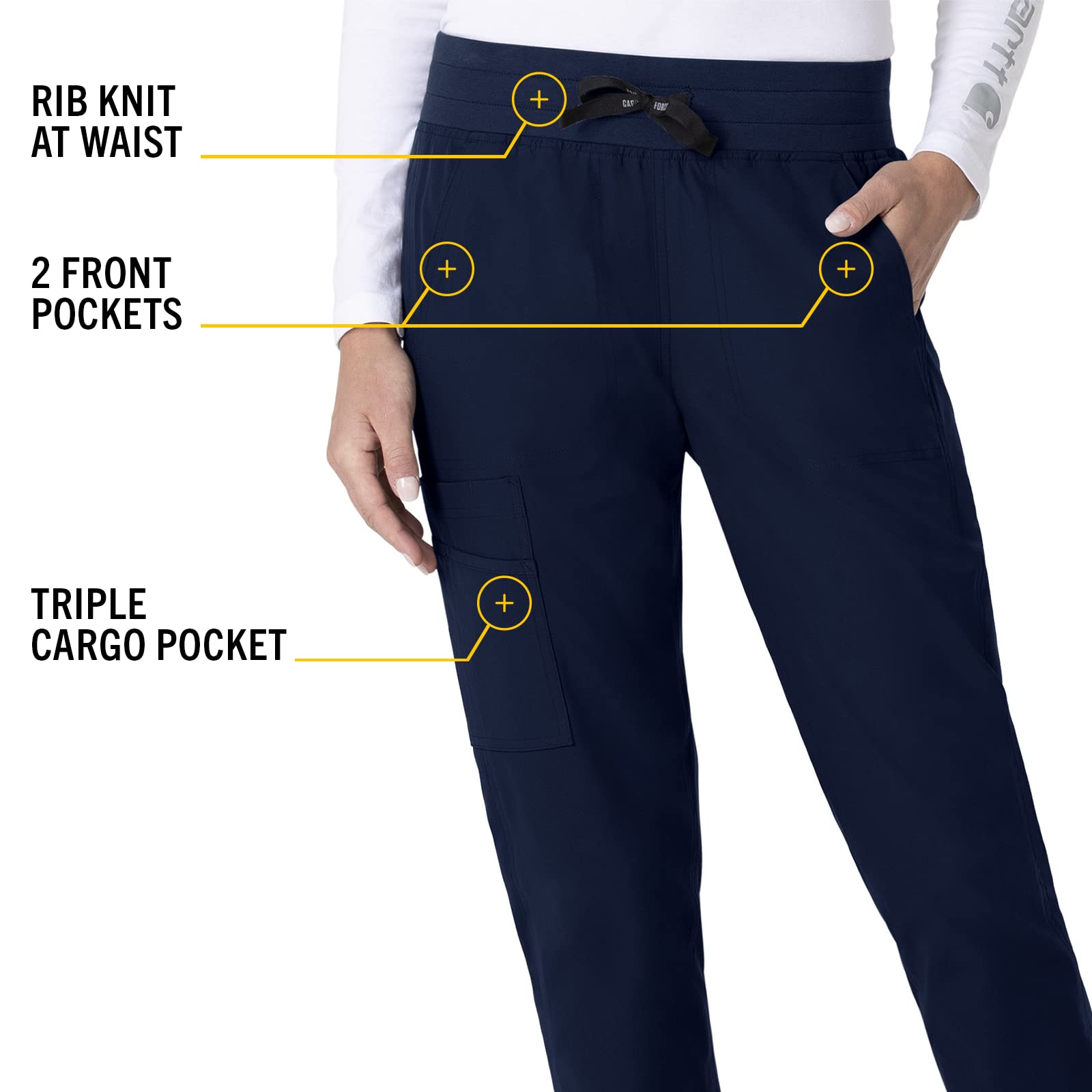 Carhartt Force Essentials Women’s Modern Fit Jogger Pant — 7-Pockets