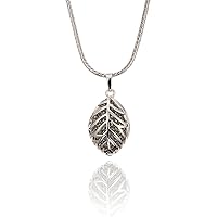 PengJin Leaf shape Y-shaped necklace for women, silver-plated snake chain, best wedding, prom, birthday gift for girls