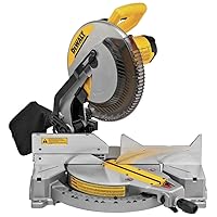 DEWALT 12-Inch Miter Saw, 15-Amp, Single Bevel, Compound (DWS715)