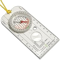 Zhong Compass, Navigation, Maps, Reading, Scouting, Camping, Hiking, Scale, Outdoor Orienting Tools