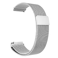 Men's Watchbands General Quick Release Watch Strap Magnetic Closure Stainless Steel Watch Band Replacement Strap 14mm 16mm 18mm 20mm 22mm 24mm 23mm (Color : Silver)