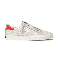 Periscope Low Top Casual Sneakers – Sequins Embellished Pink Modern Shoes for Women