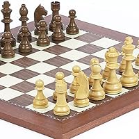 Wooden Staunton Aristocrat & Astor Place Chess Board