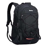 Waterproof Womens Mens 40l Hiking Rucksack Bag Large-Capacity Trekking Travel Backpack, Black