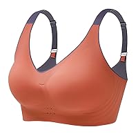 MOONBADI Bralettes for Women Women Sports Bra Impact Support Comfy Wirefree Racerback Sports Bras Padded Womens Bras