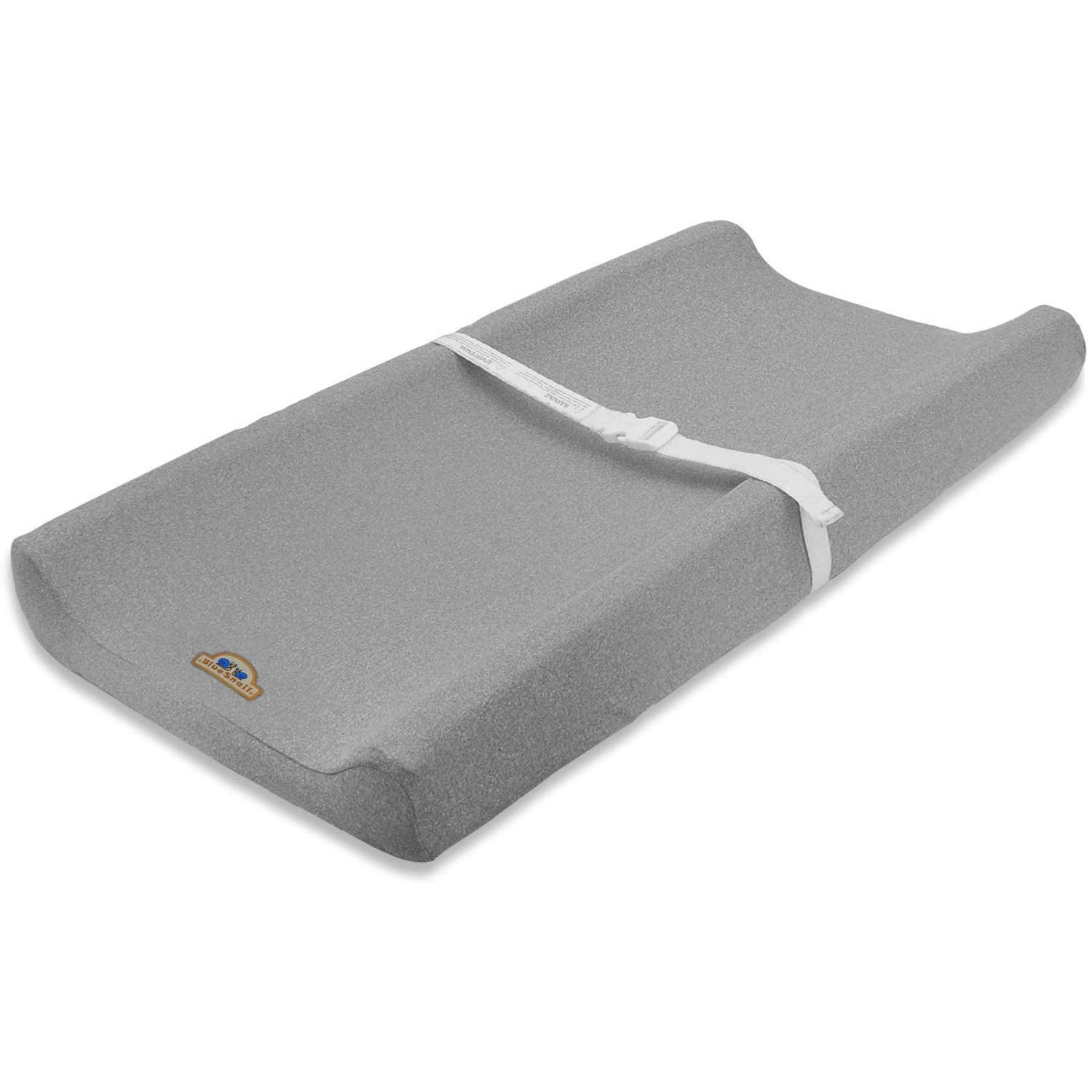 Super Soft and Stretchy Changing Pad Cover 2pk by BlueSnail (Heather Grey)