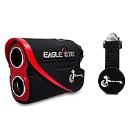 My Golfing Store Gen 3 Eagle Eye Laser Golf Rangefinder, 6X Magnification and Multilayer Optics, Comes with Adjustable Straps Magnetic Holder, Easy to Use, Golf Accessories for Men and Women