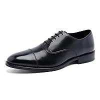 Clinton Cap-Toe Oxford Dress Shoes for Men | Full-Grain Leather Upper | Goodyear Welt Construction | Ortholite Cushion Comfort | Recraftable Leather Outsole