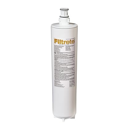 Filtrete Advanced Under Sink Quick Change Water Filtration Filter 3US-PF01, for use with 3US-PS01 System, 1 Count (Pack of 1), White