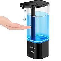 Secura 18.6 oz. Automatic Soap Dispenser, Touchless Liquid Soap Dispenser with 25-Second Timer, 3 Gear Distance-Controlled Volume Setting Prefect for Kitchen or Bathroom Black