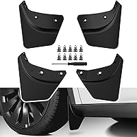 Mud Flaps with Full Protection, Punch-Free Splash Guards Designed for 2024-2020 Tesla Model Y (Set of 4)