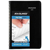 AT-A-GLANCE 2024 Daily Planner, DayMinder, Hourly Appointment Book, 5