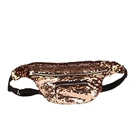 BESTOYARD Waist Bag Sequins Fanny Pack Waist Belt Adjustable Belt Cute 80s Pouch Bag Casual Travel Bum Purse for Men Women Kids