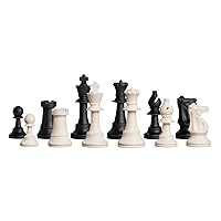 Regulation Silicone Tournament Chess Set - Pieces Only - 3.75